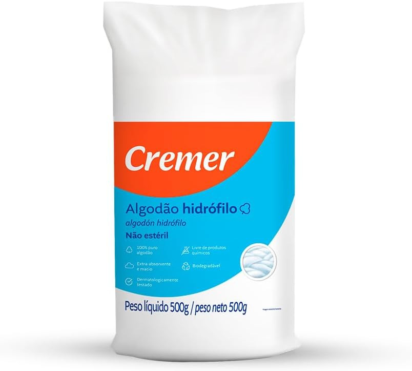 algodão hidrófilo - CREMER