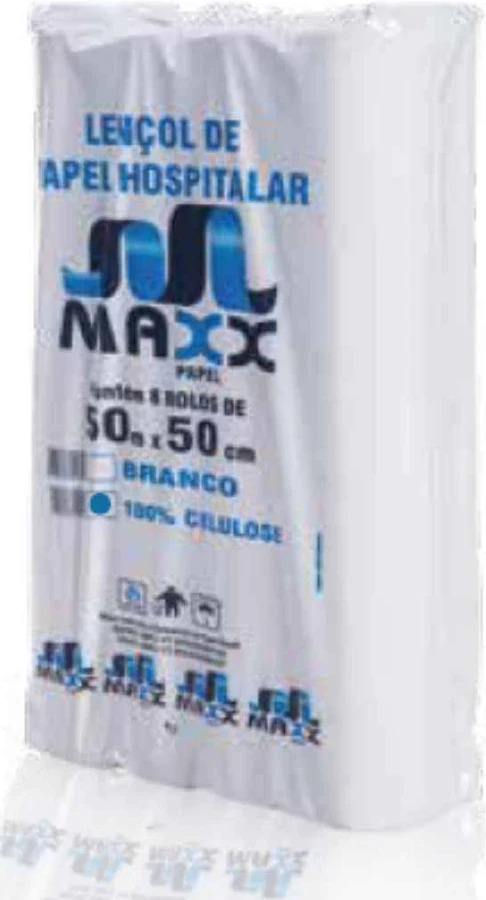 papel lencol hospitalar 50x50 100/100 ma
